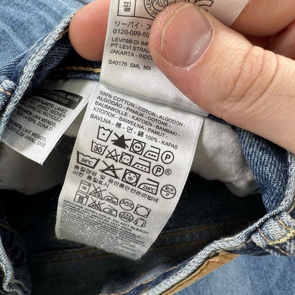 S Levi 569 Jeans Men's 38x30 Loose Straight Fit Comfort Medium Wash Denim - Picture 11 of 12